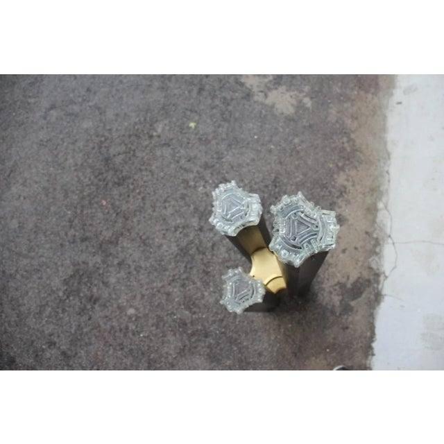 Bronzed Aluminum Floor Lamp by Gaetano Sciolari, 1970s For Sale - Image 9 of 15