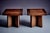 German Studio Oak Side Tables, 1960s, Set of 2 For Sale - Image 6 of 14