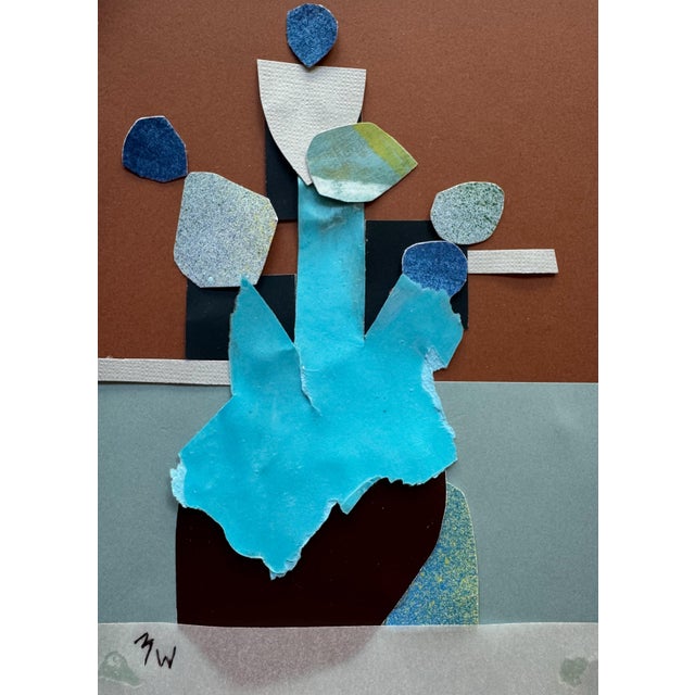 "Pop Music 15" Original Mixed-Media Collage on Paper by Zac Woodiel For Sale - Image 4 of 9