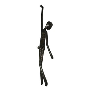 1996 Signed Cari Jaye Sokoloff Sóko Manhandles Bronze Door Pulls – Pair For Sale