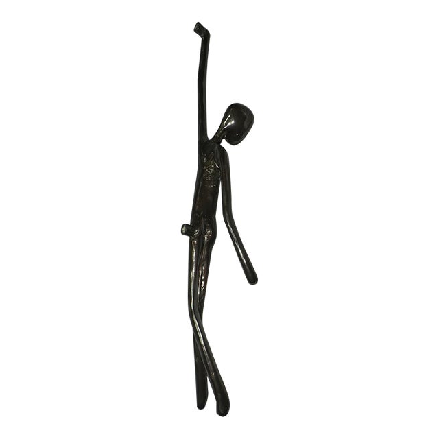 1996 Signed Cari Jaye Sokoloff Sóko Manhandles Bronze Door Pulls – Pair For Sale
