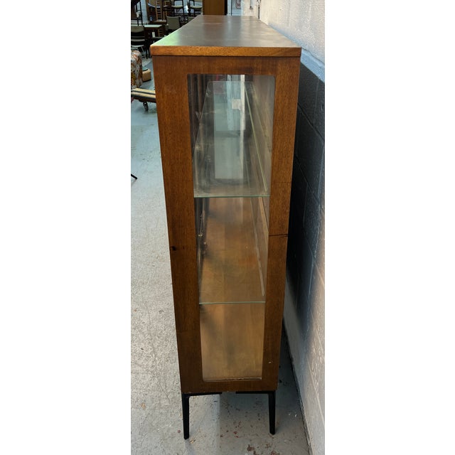 Mid 20th Century Broyhill Brasilia Mid-Century Modern Glass Display Hutch For Sale - Image 5 of 16