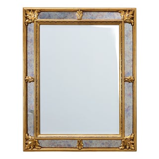 Vintage Baroque Style Gilt Mirror from Deknudt, Belgium, 1950s For Sale