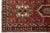 Brick Red Handmade Red Heriz Persian Wool Runner With Allover Pattern For Sale - Image 8 of 8
