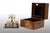 An antique Carlo X liqueur box dating from the early 19th century. The box, made entirely of exotic wood, is embellished...