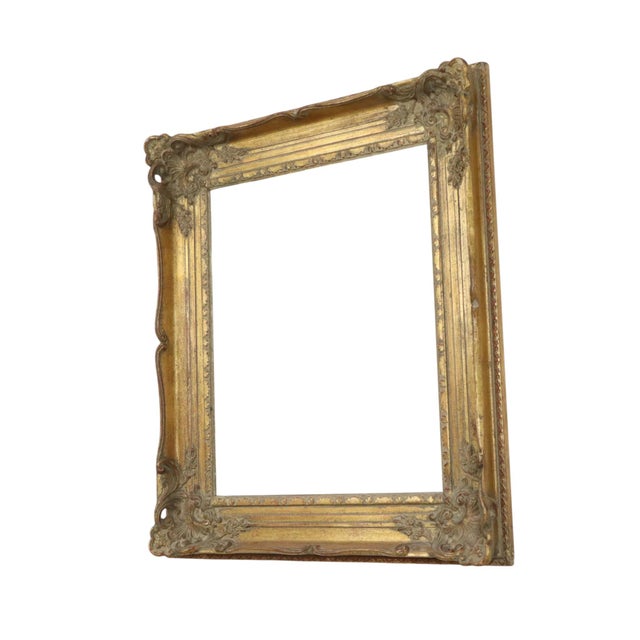 Antique Gold Leaf Frame in Pine, 1890s For Sale - Image 18 of 18