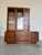 Mid-Century Modern 1970s Lane Staccato Brutalist 2pc Hutch Display Cabinet For Sale - Image 3 of 12