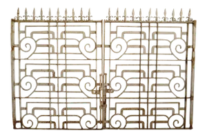 Antique Deco 1920 Iron Gate