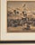 Cabin Engraving of a Western Town by Rudolf Cronau, Circa 1885 For Sale - Image 3 of 5