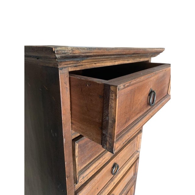 1930s Spanish Colonial 10 Drawer Wooden Lingerie Chest For Sale In Palm Springs - Image 6 of 8