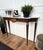 Vintage Italian Wall Console Table with Marble Top, 1950s For Sale - Image 4 of 11