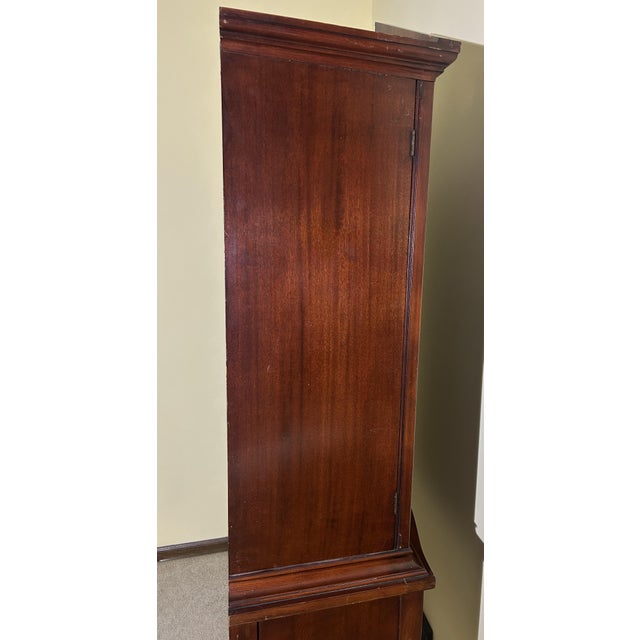 Early 20th Century Antique Mahogany Curio Cabinet For Sale - Image 5 of 18