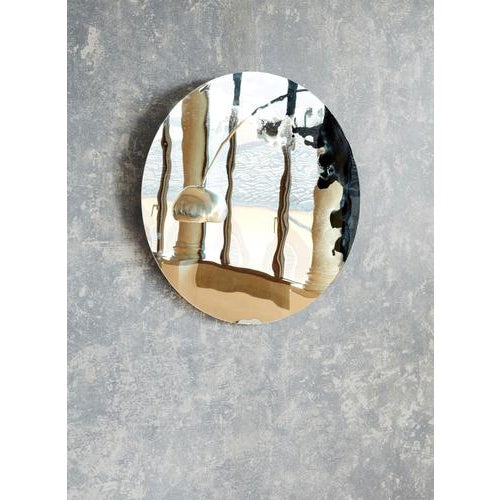 Glass Medium Lava Mirror by Slow Design For Sale - Image 7 of 13