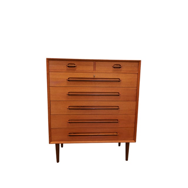 Model 91 Bureau in Teak by Ejvind A. Johansson for Gern Møbelfabrik, 1960s For Sale - Image 10 of 16