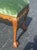 Early 20th Century Early 1900s Walnut Queen Anne Bench With Claw and Ball Feet For Sale - Image 5 of 8