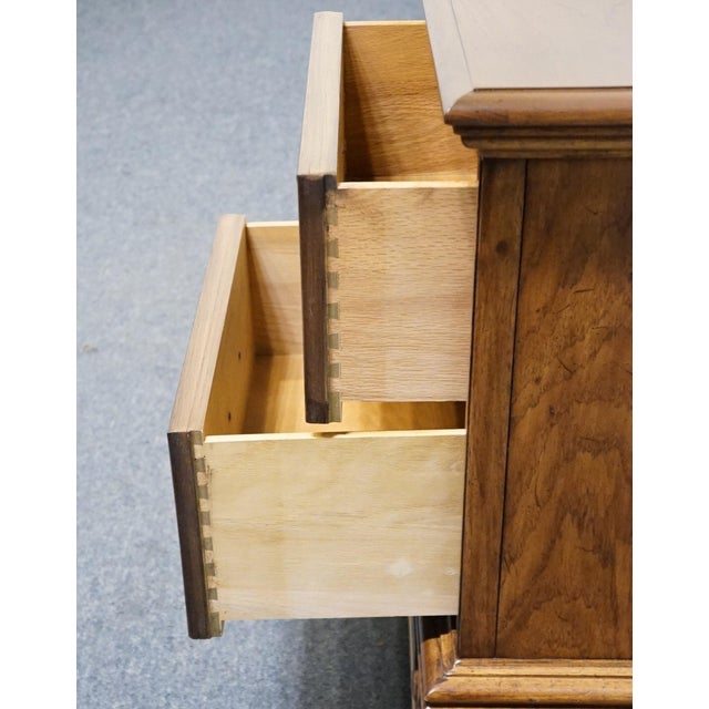 Wood Thomasville Furniture Legacy Collection Italian Mediterranean Style 26" Two Drawer Nightstand 7811-810 For Sale - Image 7 of 12