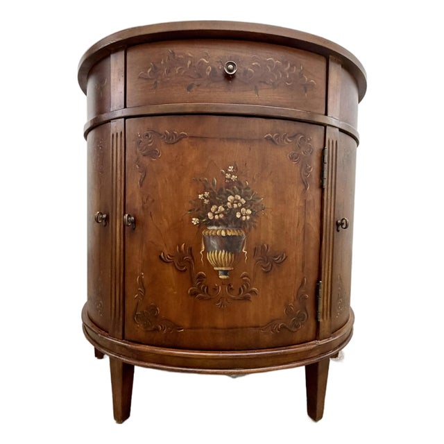 Ethan Allen Demi Lune Console Cabinet Nightstand For Sale