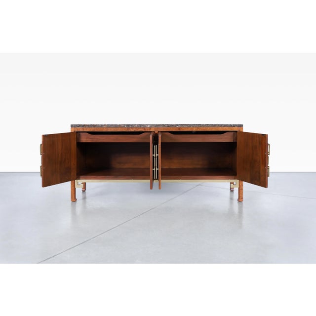 Mid-Century Modern Burl Wood Credenza by William Doezema for Mastercraft For Sale - Image 10 of 12
