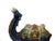 Ceramic Oriental Ceramic Sancai Dark Blue Brown Beige Fengshui Artistic Camel Figure For Sale - Image 7 of 11