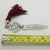 Vintage Italian Silver 800 Bookmark with Red Tassel by Nicchi, Arezzo, 1980s For Sale - Image 11 of 12