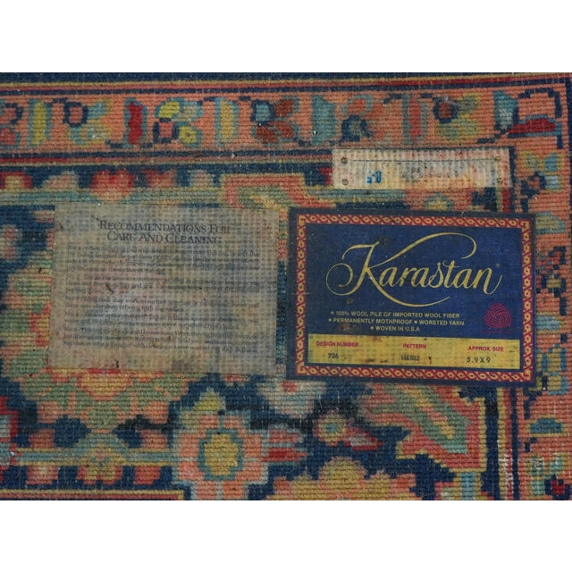 Karastan Pattern 726 Approx. 6x9 Area Rug For Sale - Image 10 of 10
