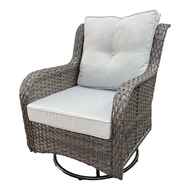 Outdoor Porch Glider Swivel Chair For Sale