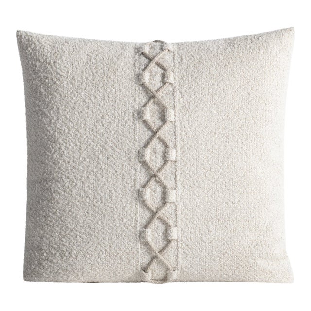 Lancaster Signature Madera Pillow in Demi Bone For Sale