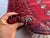 Red Vintage Afghan Ersari Turkmen Bokhara Rug, Abrash Red - 7'2" X 4'8" For Sale - Image 8 of 13