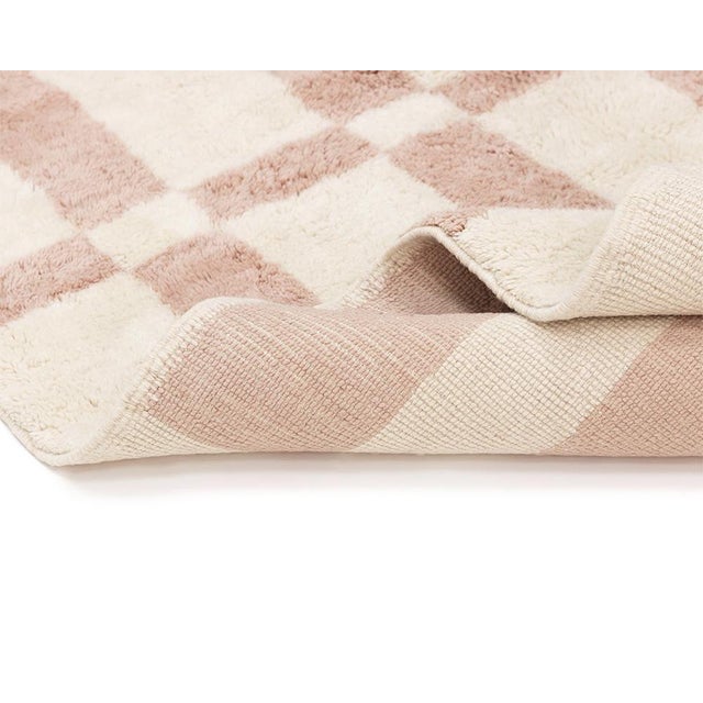 Hand-Knotted Wool Rug by Azele Studio For Sale - Image 4 of 11