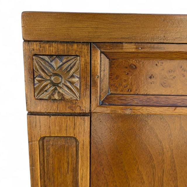 American of Martinsville Model 3114-15 Walnut Sideboard Buffet, 1950s Mid-Century Modern Credenza For Sale - Image 9 of 18