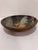 Brown Vintage Hand-Turned Wooden Bowl With Aged Patina For Sale - Image 8 of 9