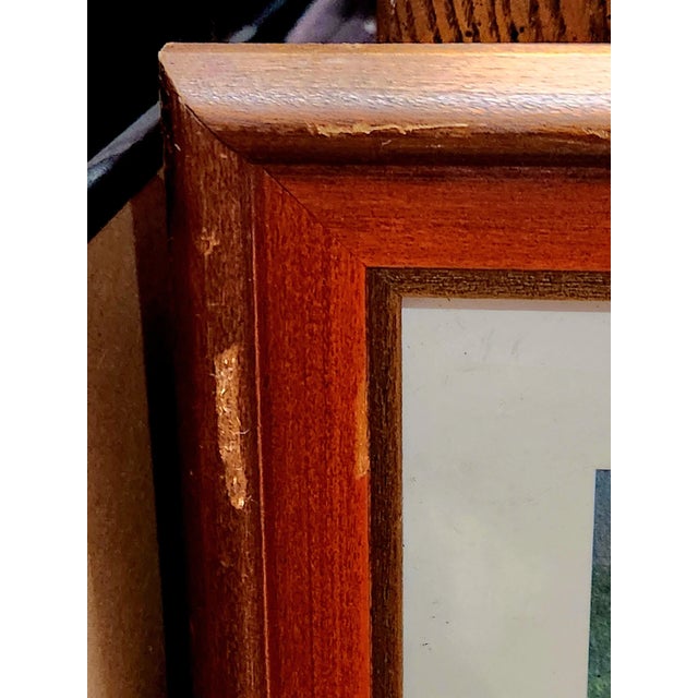 1969 Dartmouth College Bicentennial Map Lithograph, Framed For Sale - Image 4 of 7