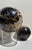 Ebony Two Polished Petrified Wood Organic Spheres. For Sale - Image 8 of 10