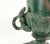 Pair of Antique Neoclassical Green-Painted Cast Iron Garden Urns | Ca. 19th Century For Sale - Image 4 of 6