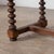 1940s French Wood and Woven Bobbin Stool For Sale - Image 12 of 13