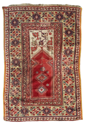Vintage Turkish Area Rug