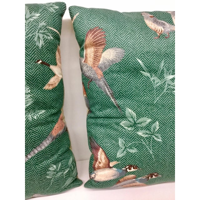 Shabby Chic Custom Bird Lover Pillows - a Pair For Sale - Image 10 of 13