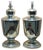 Large Vintage Mirrored Glass Tables Lamps, Set of 2 For Sale