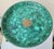 Egyptian Revival Bronze Pharoah With Malachite Tray For Sale - Image 10 of 10