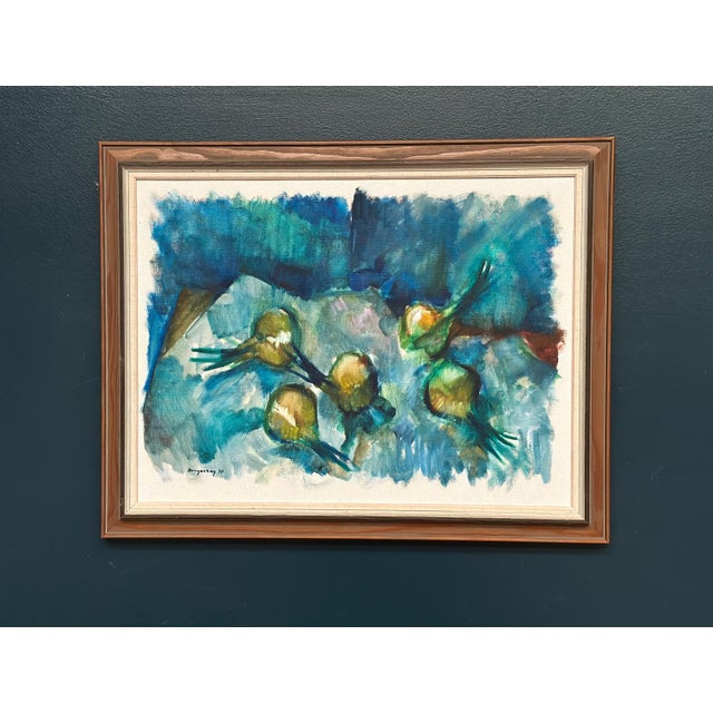 Bergengren, Abstract Composition, 1970, Oil on Canvas, Framed For Sale - Image 18 of 18
