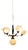 Art Deco Chandelier, Poland, 1950s For Sale