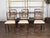 Set of Six Italian 1800s Walnut Dining Room Chairs with Spindle Shaped Backs For Sale - Image 4 of 11