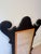 Queen Anne Custom Wood Statement Mirror – Two-Tone For Sale In San Francisco - Image 6 of 7