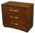 Widdicomb modern original Art Deco three-drawer commode with figured mahogany drawer fronts. Picture frame style casing...