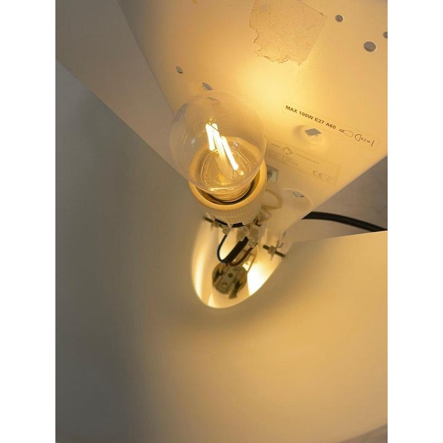 Model Alkaid Diabolo Shaped Wall Sconce in White Frosted Glass by S. Marcato for Arteluce Nemo For Sale - Image 5 of 10