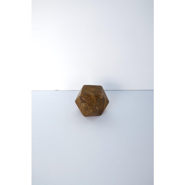 Late 20th Century Onyx Marble Decorative Object Paperweight For Sale - Image 5 of 12