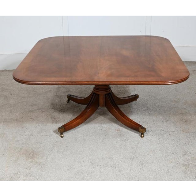 Regency Style Adjustable Height Coffee Table in Mahogany, 1930s For Sale - Image 6 of 7