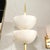 Modernist Hand-Blown Murano Glass Reverse Dome Form Brushed Brass Sconces For Sale - Image 9 of 18
