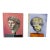 Cris Cooper “David” Contemporary Portrait Oil on Canvas Paintings – A Pair For Sale