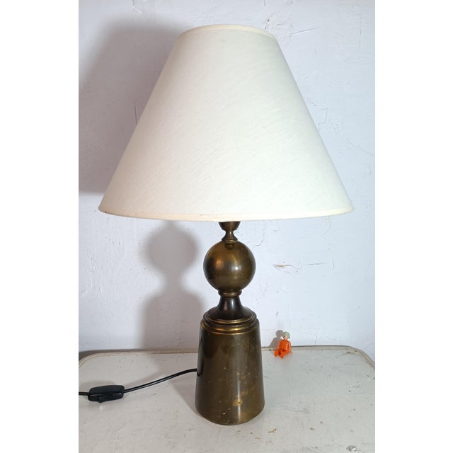 1950s Vintage Table Lamp from Metalarte, 1950s For Sale - Image 5 of 6